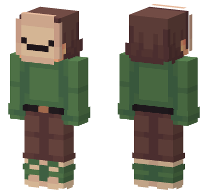 Green 4 Minecraft Bedrock skin