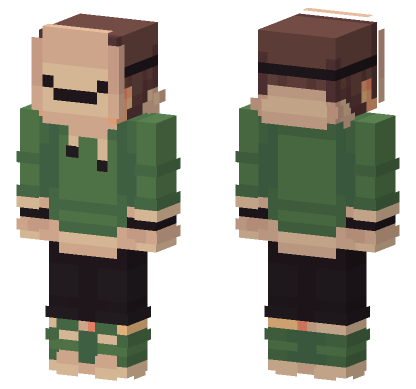 Green 8 Skin Minecraft Bedrock skin