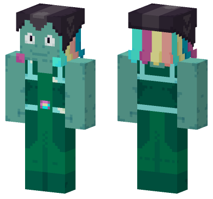 Green Bismuth Steven Universe Minecraft Bedrock skin
