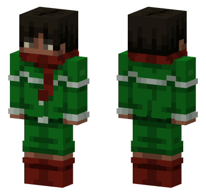 Green Boy Skin Minecraft Bedrock skin
