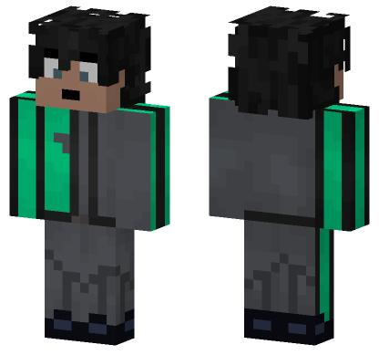 Green Cadet Minecraft Bedrock skin