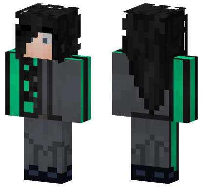 Green Cadet Female Minecraft Bedrock skin