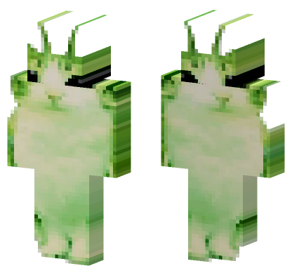 Green Frog Skin Minecraft Bedrock skin