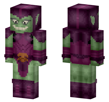 Green Goblin Marvel Animation Minecraft Bedrock skin