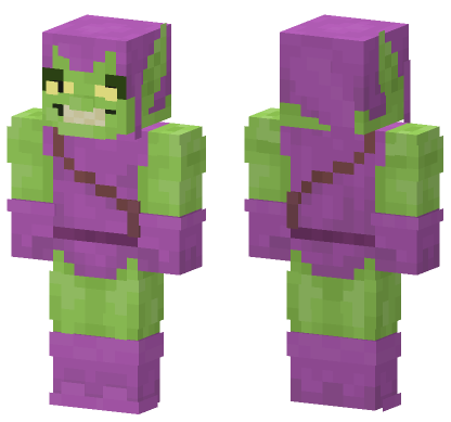 Green Goblin Skin Minecraft Bedrock skin