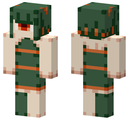 Green Guardian Skin Minecraft Bedrock skin