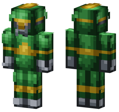 Green Knight Minecraft Bedrock skin