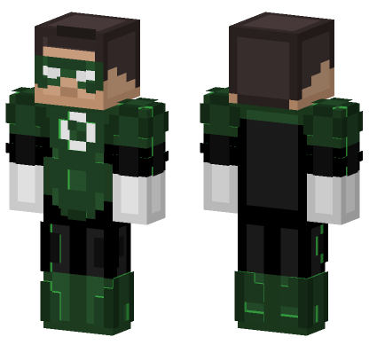Green Lantern Skin Minecraft Bedrock skin