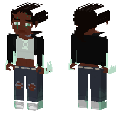 Green Lantern Sojourner Minecraft Bedrock skin