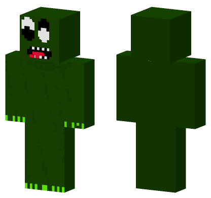 Green Monster Skin Minecraft Bedrock skin