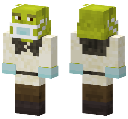 Green Ogre Skin Minecraft Bedrock skin