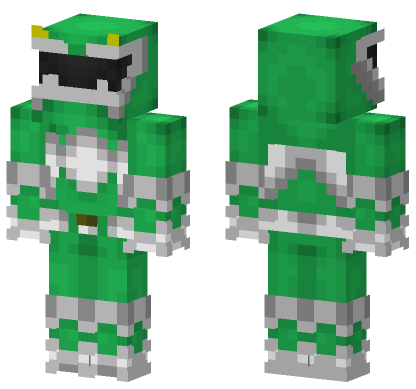 Green Ranger Minecraft Bedrock skin