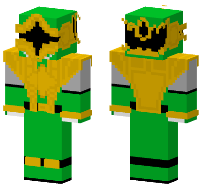 Green Ranger Shurikenger Minecraft Bedrock skin