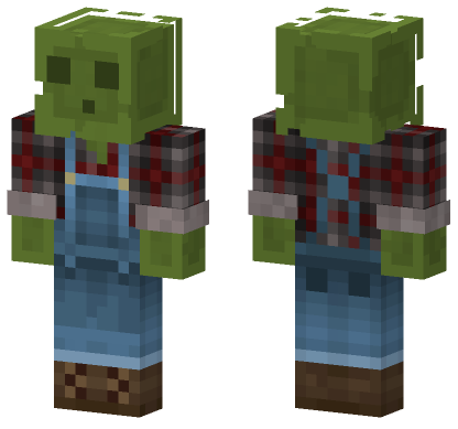 Green Slime Outfit Minecraft Bedrock skin