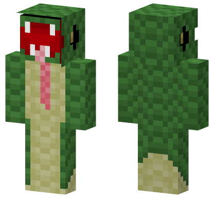 Green Snake Skin Minecraft Bedrock skin
