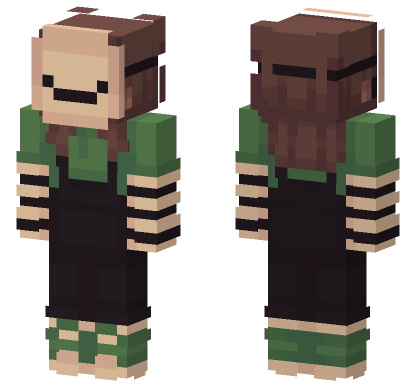 Green Witch Skin Minecraft Bedrock skin