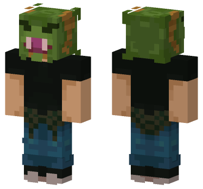 Green Zombie Skin Minecraft Bedrock skin