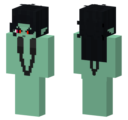 Green Zombie With Spider Accents Minecraft Bedrock skin
