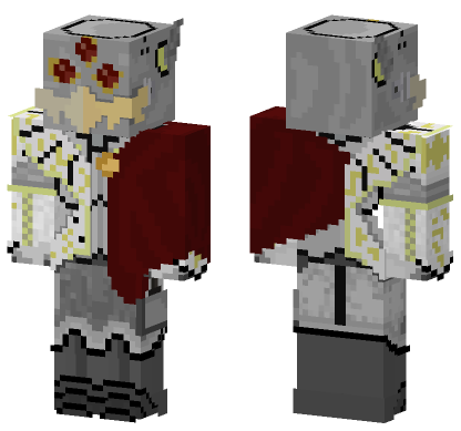 Grey Knight Armor Minecraft Bedrock skin
