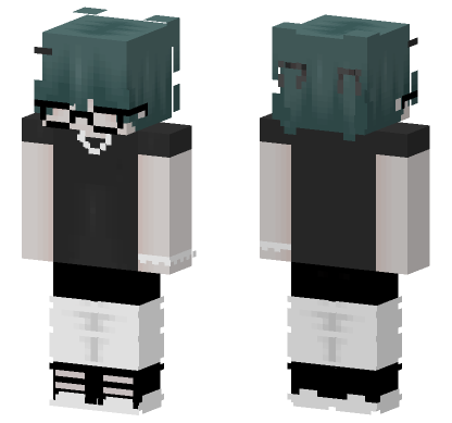 Grey School Uniform Minecraft Bedrock skin
