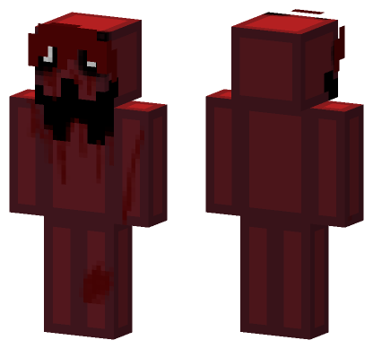 Grian EXE Ghost Creepypasta Minecraft Bedrock skin