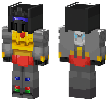 Grimlock Transformers G1 Minecraft Bedrock skin