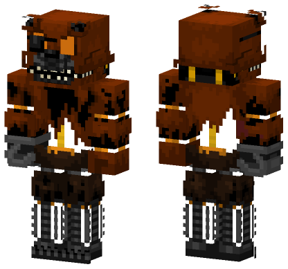 Grimm Foxy Minecraft Bedrock skin