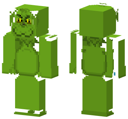 Grinch Skin Minecraft Bedrock skin