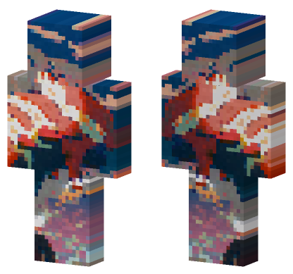 Groundon The Clowfish Minecraft Bedrock skin