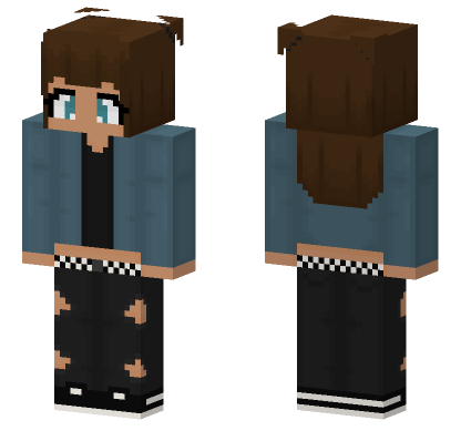 Grunge Girl 4974923 Minecraft Bedrock skin