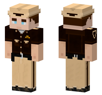 Gta San Andreas Sheriff Minecraft Bedrock skin