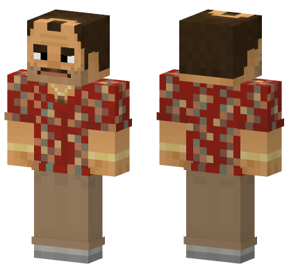 Gta Vice City Ricardo Diaz Minecraft Bedrock skin