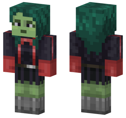 Guardians Of The Galaxy Mantis Minecraft Bedrock skin