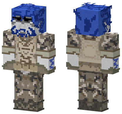 Guest1337 Forsaken Skin Minecraft Bedrock skin