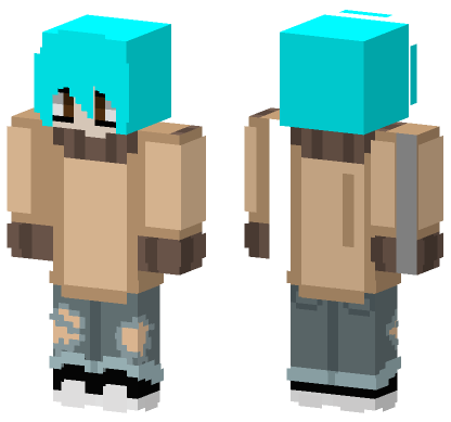 Gumball Human Awesome Minecraft Bedrock skin