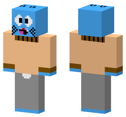 Gumball Watterson Minecraft Bedrock skin