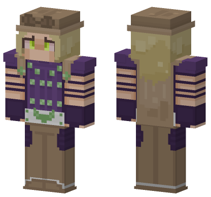 Gyro Zeppeli Steel Ball Run Minecraft Bedrock skin