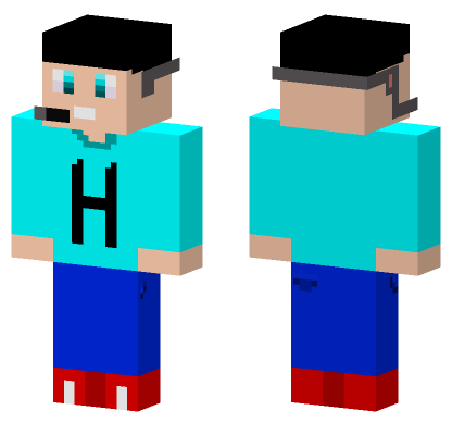 H3c10r Skin Minecraft Bedrock skin