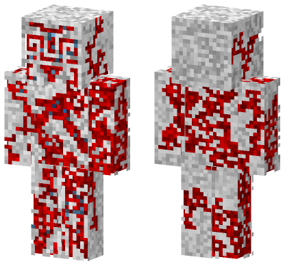 Hacked Datastream Armor Minecraft Bedrock skin