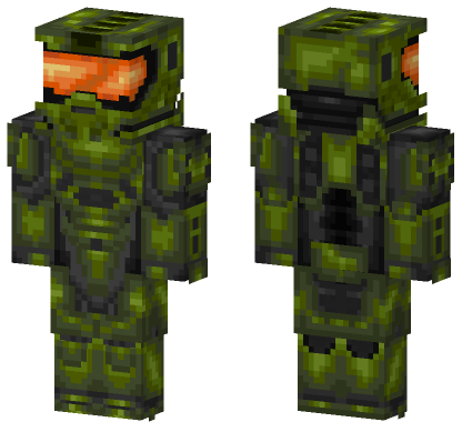 Halo 4 Master Chief Minecraft Bedrock skin