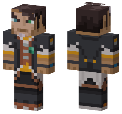 Handsome Jack Skin Minecraft Bedrock skin