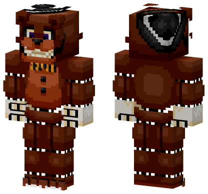 Happytime Freddy Fazbear Minecraft Bedrock skin
