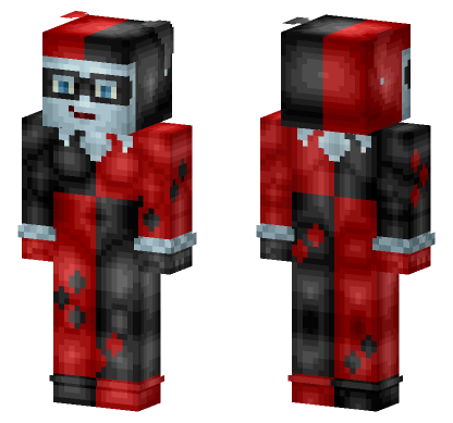 Harley Quinn Batman Animated Series Minecraft Bedrock skin