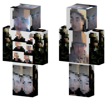 Harrison Review Minecraft Bedrock skin