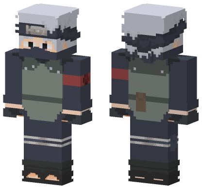 Hatake Kakashi Boruto Minecraft Bedrock skin