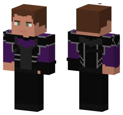 Hawkeye Disney Plus Minecraft Bedrock skin