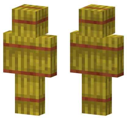Hay Bale Minecraft Bedrock skin