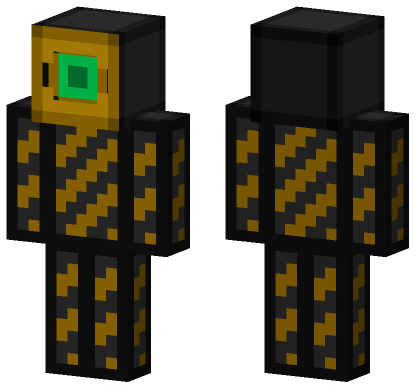 Hazmat Ghost Minecraft Bedrock skin