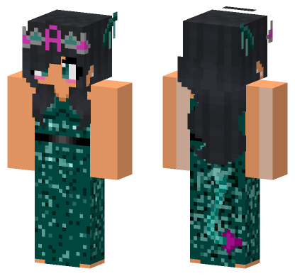 HD Aphmau Warden Princess Minecraft Bedrock skin
