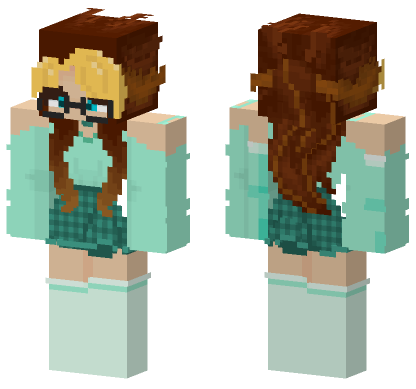 HD Kim Aphmau ASMP Minecraft Bedrock skin